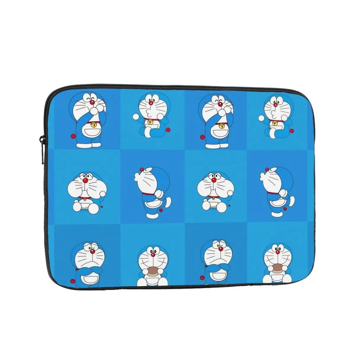 Custodia Antiurto per Laptop da 12, 13, 15, 17 Pollici con Motivo Doraemon, Borsa Protettiva per MacBook Air Pro e Notebook