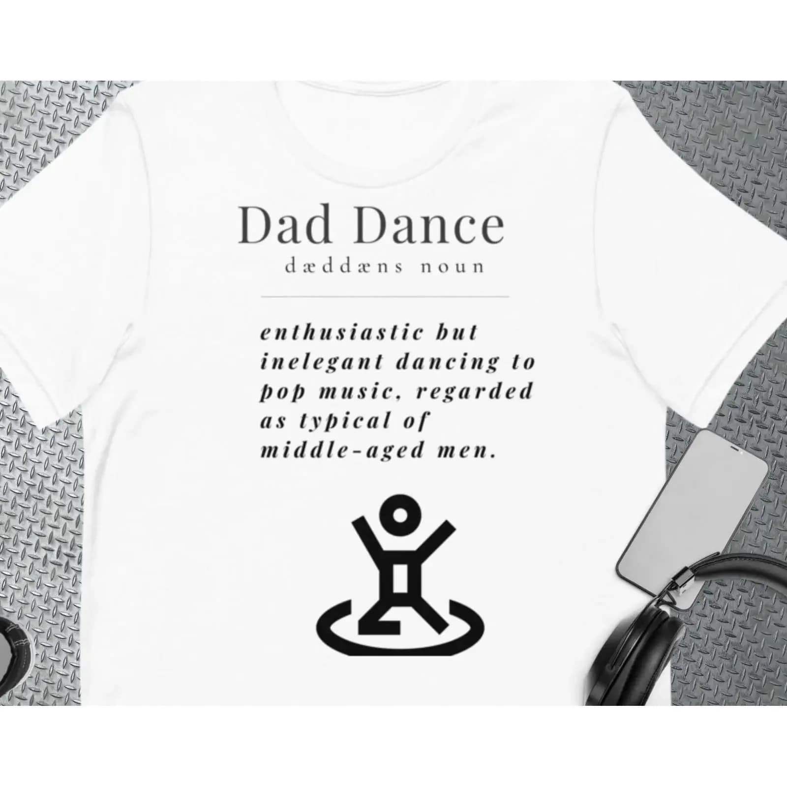 Husband Dad T Shirt Funny Logo Dancing Present Fathers Day vintage Washed graphic designer clothes Soft Comfortable Breathable