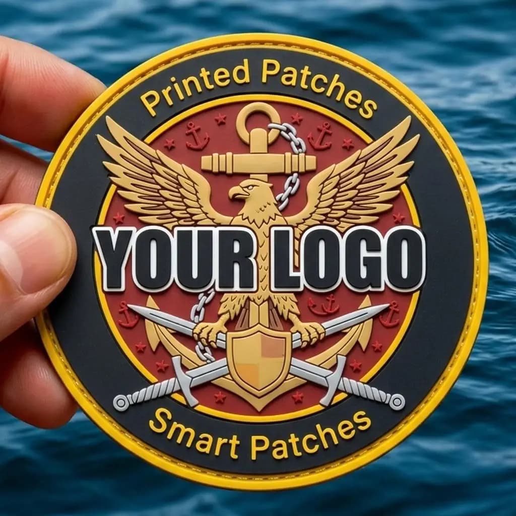 Personalized Custom 3D PVC Rubber Patch Custom Logo Text Hook & Loop Patch Sew On Badge Custom Clothing Tag for Jackets