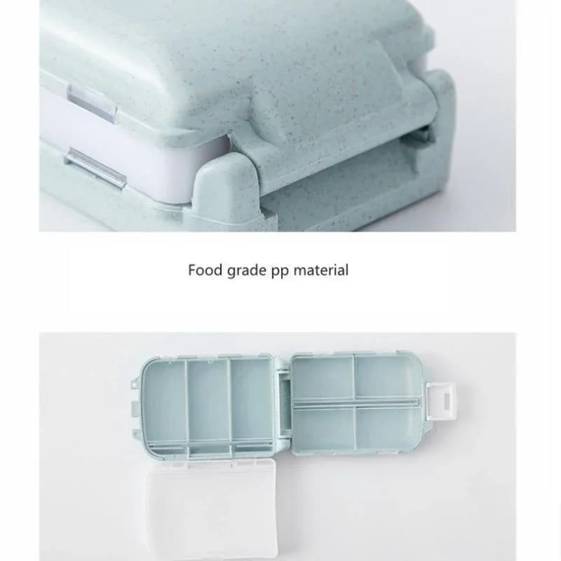 Contenitore per pillole da viaggio, portapillole portatile mini 1 pz, kit medico, scatola per vitamine, contenitore per pillole