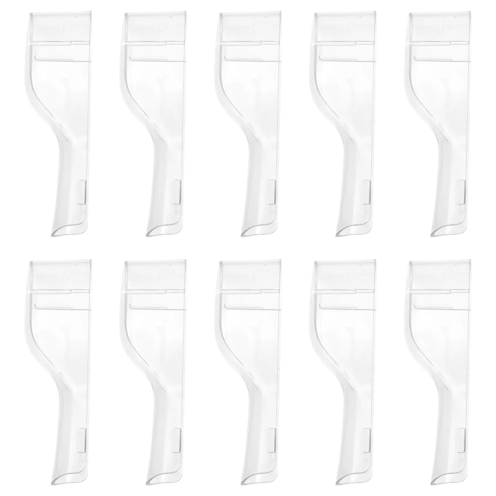 10 Pezzi Cappucci Protettivi per Testine Spazzolino, Coperture in Plastica Resistente per Testine Spazzolino Elettrico, Facili da Applicare, Portatili, Ideali per Viaggi