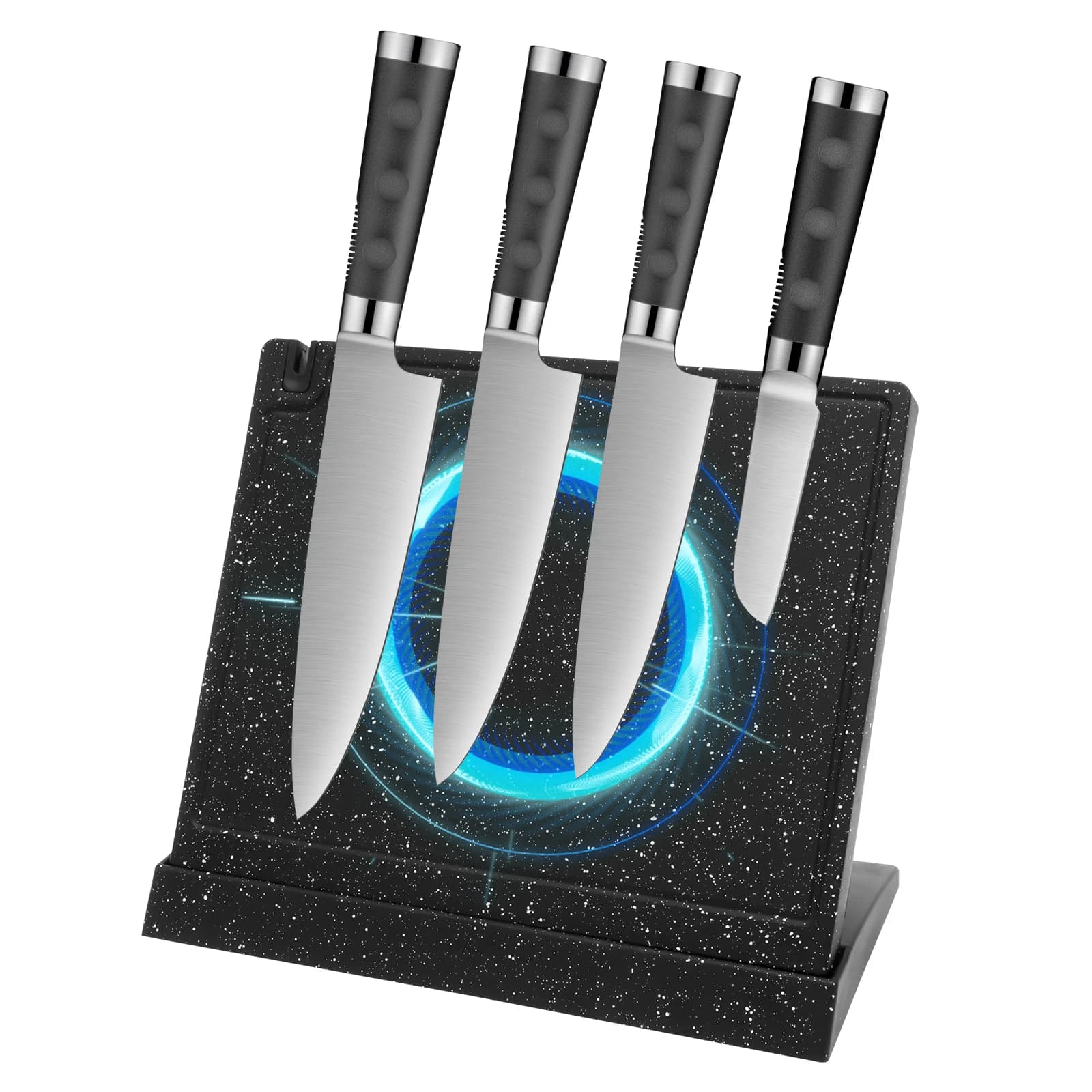 3-in-1 Multifunctional Magnetic Knife Holder, Kitchen Knife Stand, Kitchen Bench Accessories