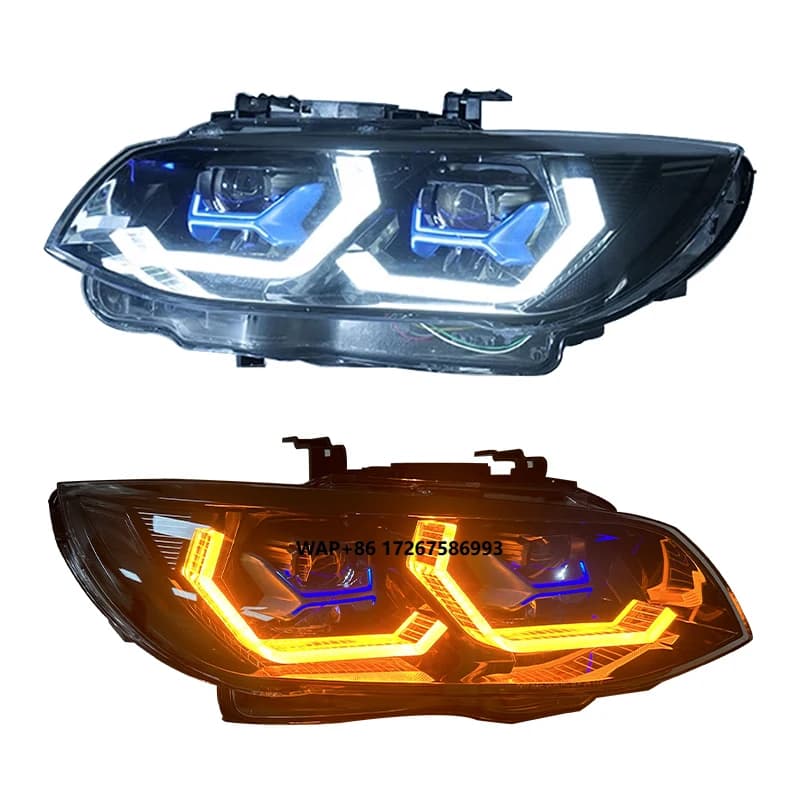 Fari LED Anteriori MJ per BMW M3 E93 E92 LCI 2011-2013, Aggiornamento Ricambi Auto, Plug and Play