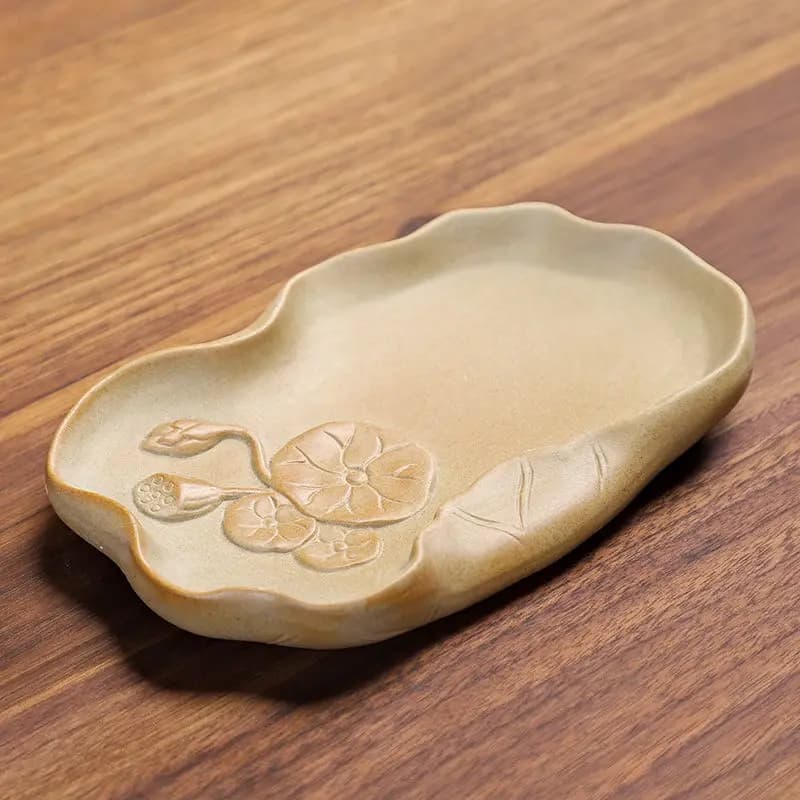 Brazilian Wood Hydroponic Plant Lucky Wood Tray Coarse Pottery Saucer Creative Drip Catcher for Succulent Flower Pot Base Stand