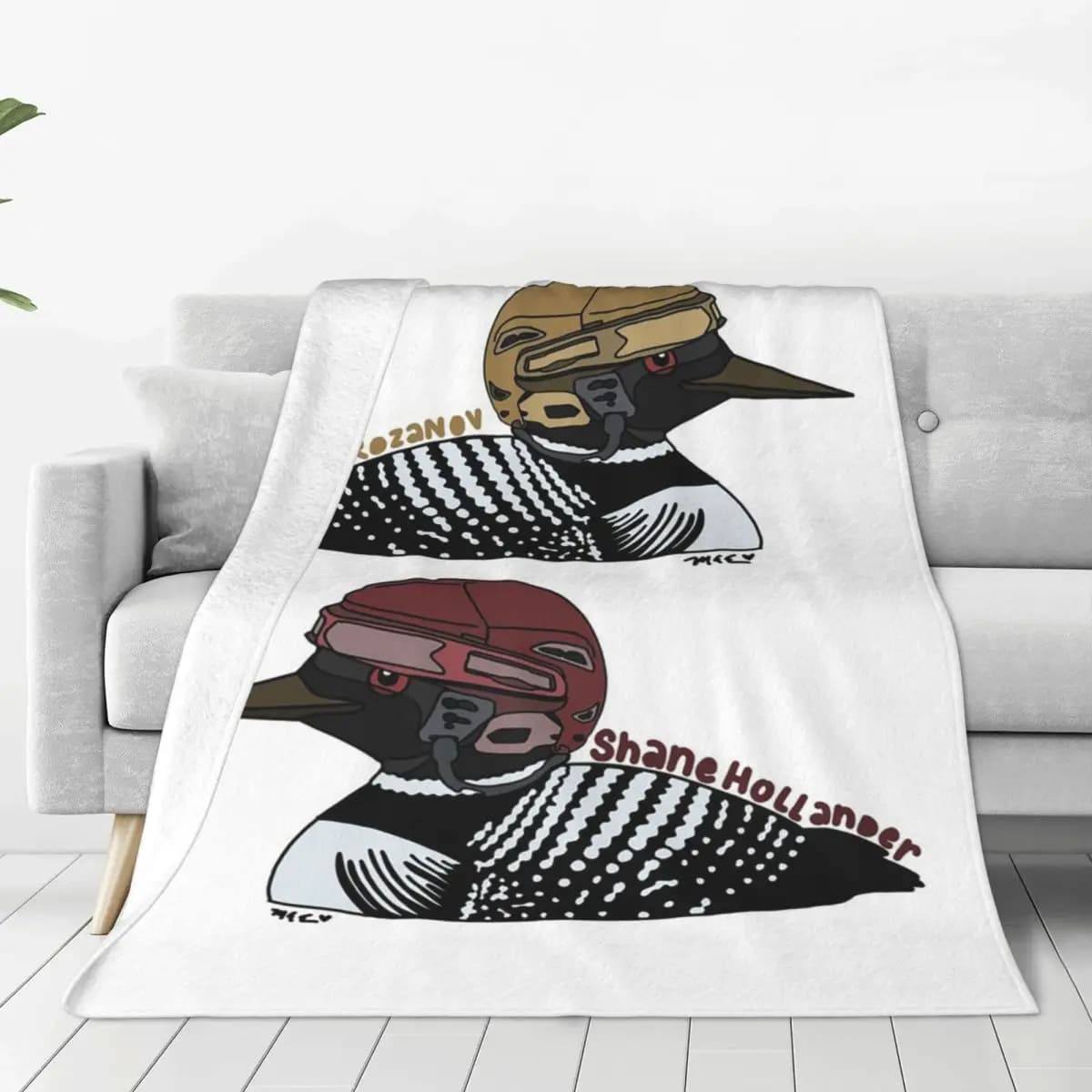 Heated Rivalry Hollanov Loons Blanket Soft Warm Flannel Throw Blanket Cover for Bed Living room Picnic Travel Home Sofa