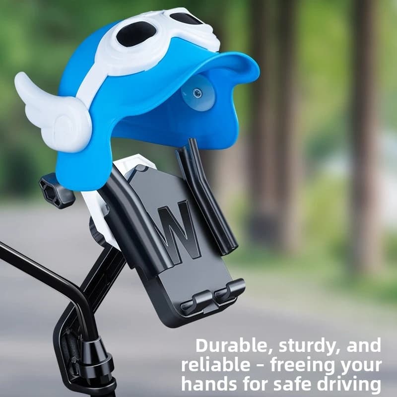 Supporto universale per telefono da moto e bici elettriche – Parasole + Specchietto retrovisore + Kit di montaggio per casco