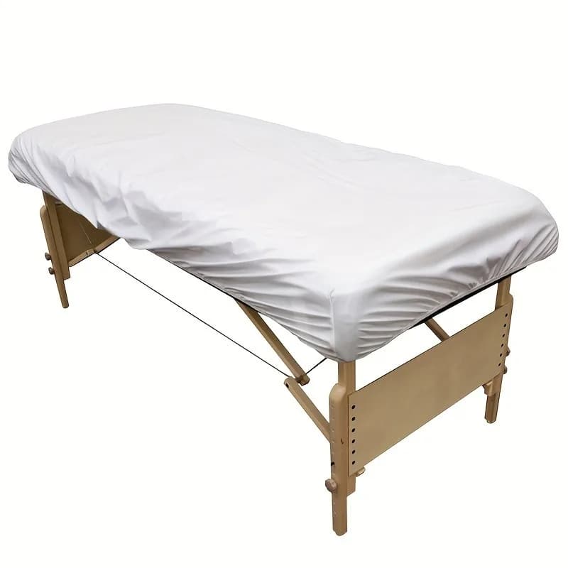 Copriletto antipolvere monouso in tessuto non tessuto da 20 pezzi/set per protezione materasso con angoli elastici per tavolo spa/massaggio