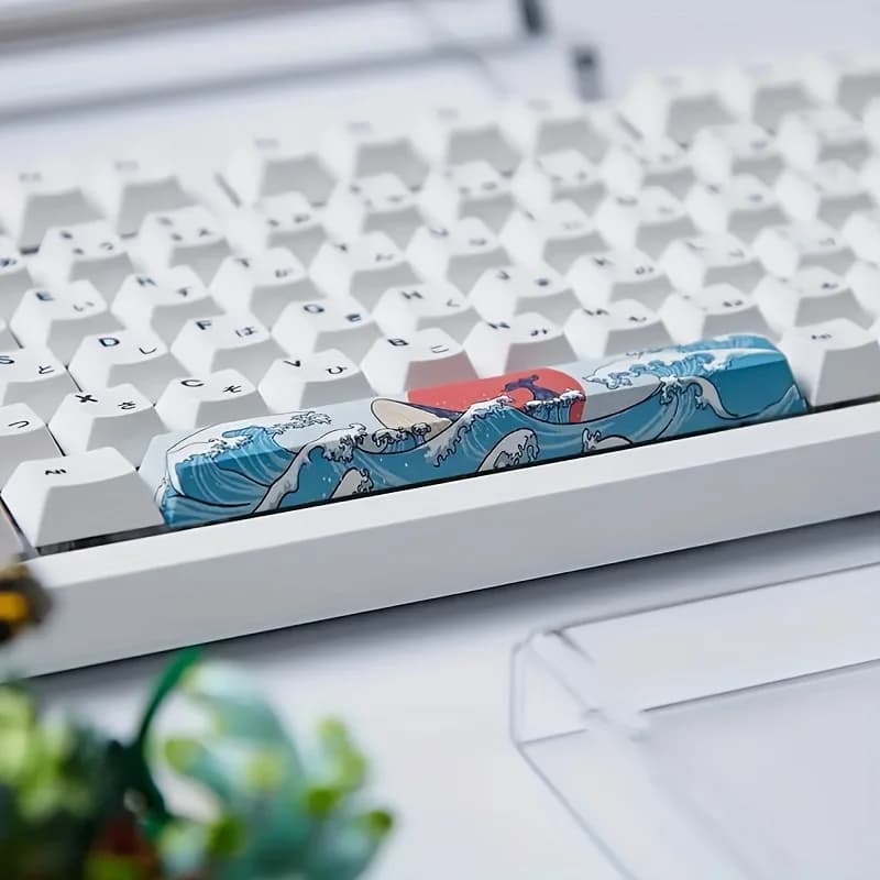 1 pz/2 pezzi copritasti Coral Sea, PBT ESC + barra spaziatrice 6.25U, profilo OEM per tastiera meccanica Cherry MX Switch fai da te