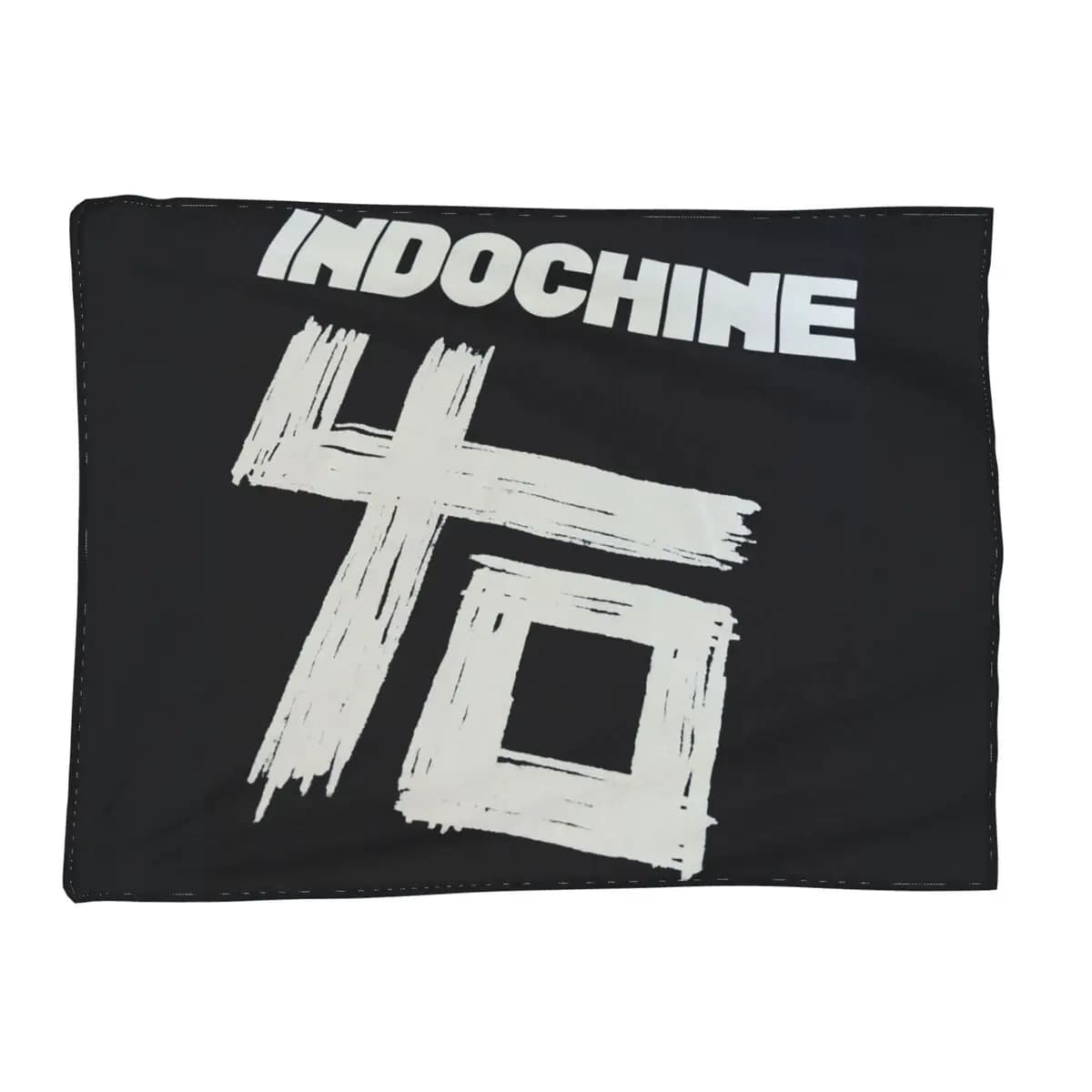 Tour Indochine Tokaug French Rock Band Singer Blanket Soft Warm Flannel Throw Blanket Cover for Bed room Picnic Travel Home Sofa
