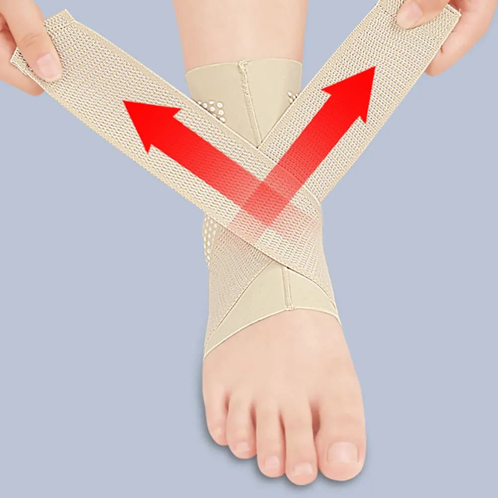 Supporto per Caviglia Traspirante, Fascia Protettiva Sportiva per Uomo e Donna, per Basket, Corsa, Tennis, Pallavolo