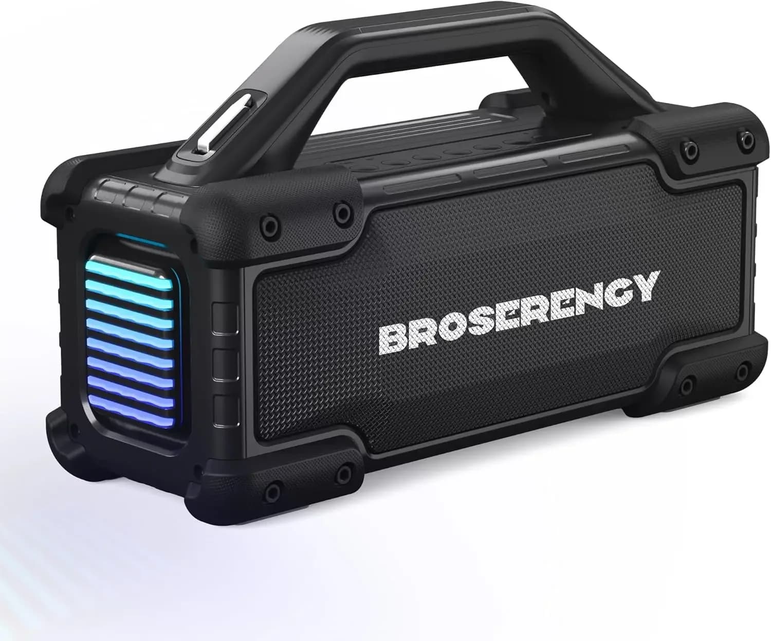 Altoparlante Bluetooth Portatile con Luci, Altoparlante Bluetooth con Suono Stereo Potente, Altoparlante Bluetooth Resistente all'Acqua per Esterni 300W