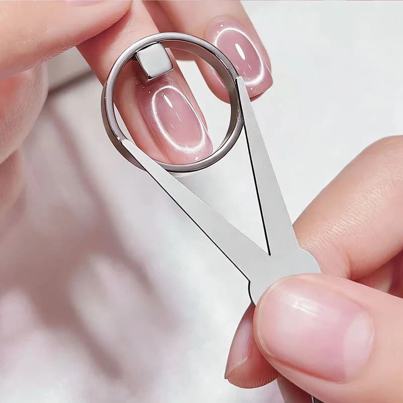 Magnete per Nail Art a Forma di Foro Nero, Anello Magnetico per Effetto Occhio di Gatto, Strumenti per Manicure con Gel Magnetico
