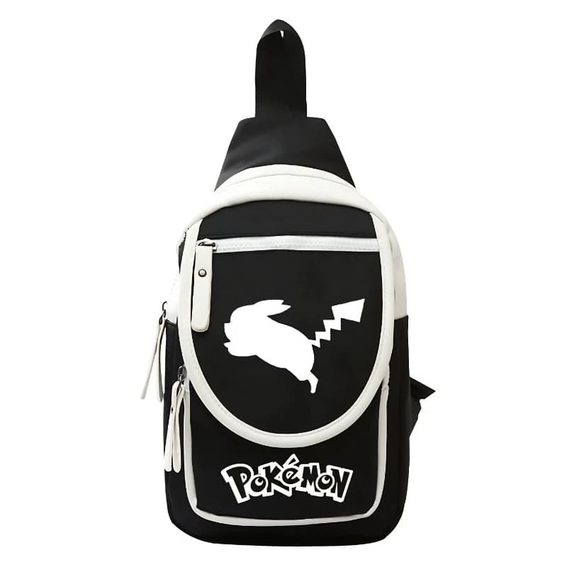 Borsa a tracolla Pokemon Gengar, borsa a tracolla piccola, zaino a spalla, stampa anime, per uso quotidiano all'aperto, per uomini e donne adulti