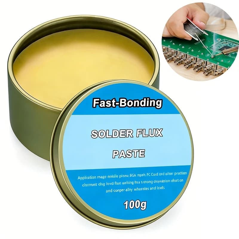 Pasta saldante a base di resina da 30/100g per saldatura a ferro, flusso di saldatura per circuiti elettronici, filo elettrico in rame