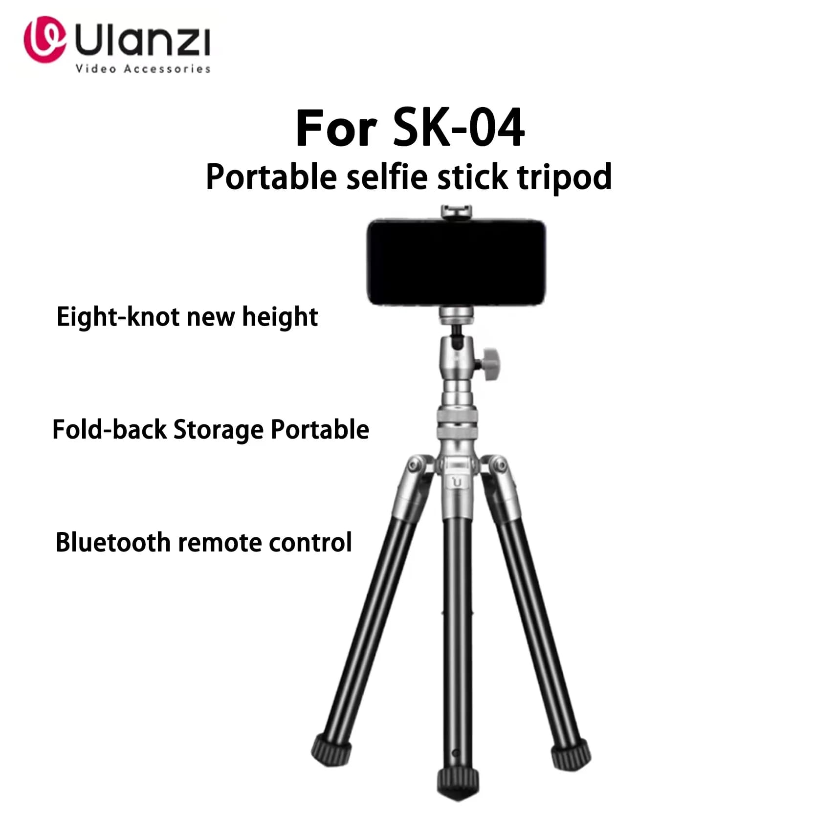 Original Ulanzi SK-04 Tripod with self-tap Camera for mobile phone SLR Micro single portable multifunction universal