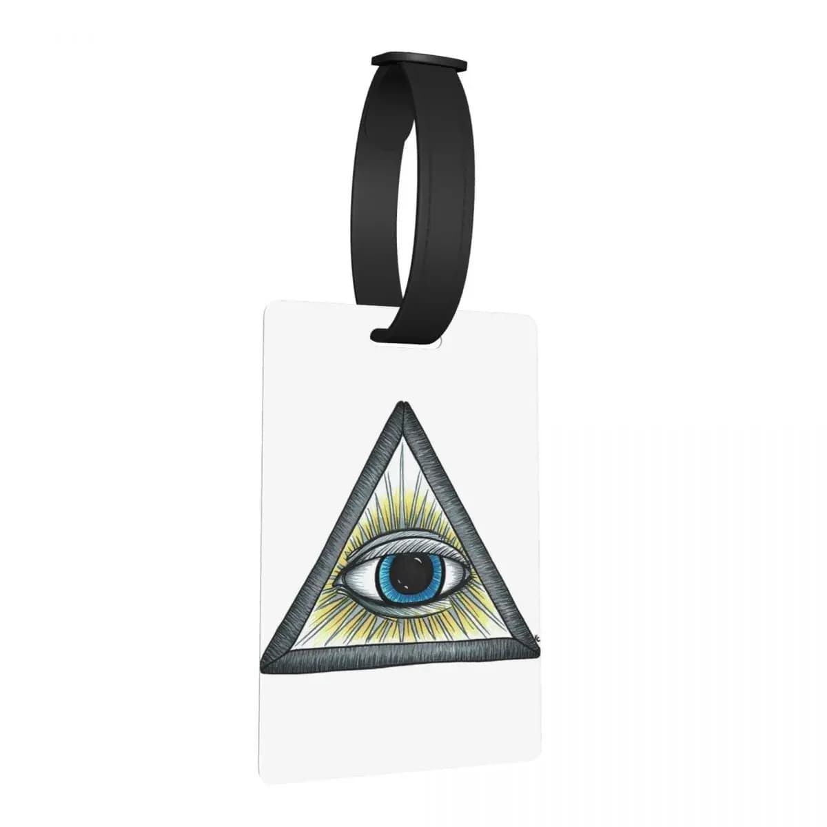 Eye Illuminati Etichette per bagagli Accessori per valigie Viaggio Bagagli portatili Etichetta per imbarco Porta etichette ID Nome Indirizzo