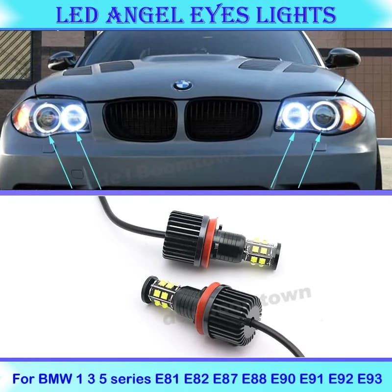 120W LED Car Halo Rings Angel Eyes lampadine per BMW 1 3 5 X Z series E60 E70 X5 E71 X6 X6M E89 E81 E82 E87 E88 E90 E91 E92 E93 M3