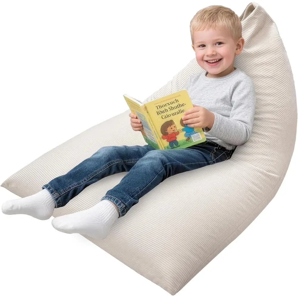 Poltrona Sacco in Memory Foam per Bambini, Adolescenti e Adulti con Rivestimento Rimovibile, Ideale per Soggiorno, Gaming e Lettura