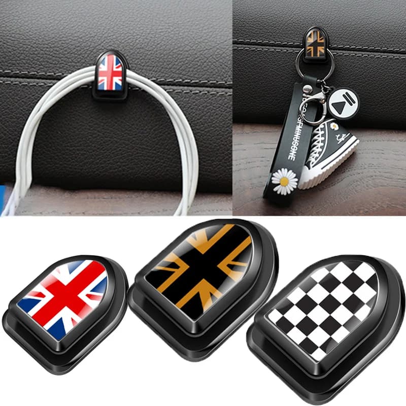Suitable For MINI Cooper One Car Multifunctional Shield Hooks, Concealed Hanging Decorations, And Car Interior Accessories.