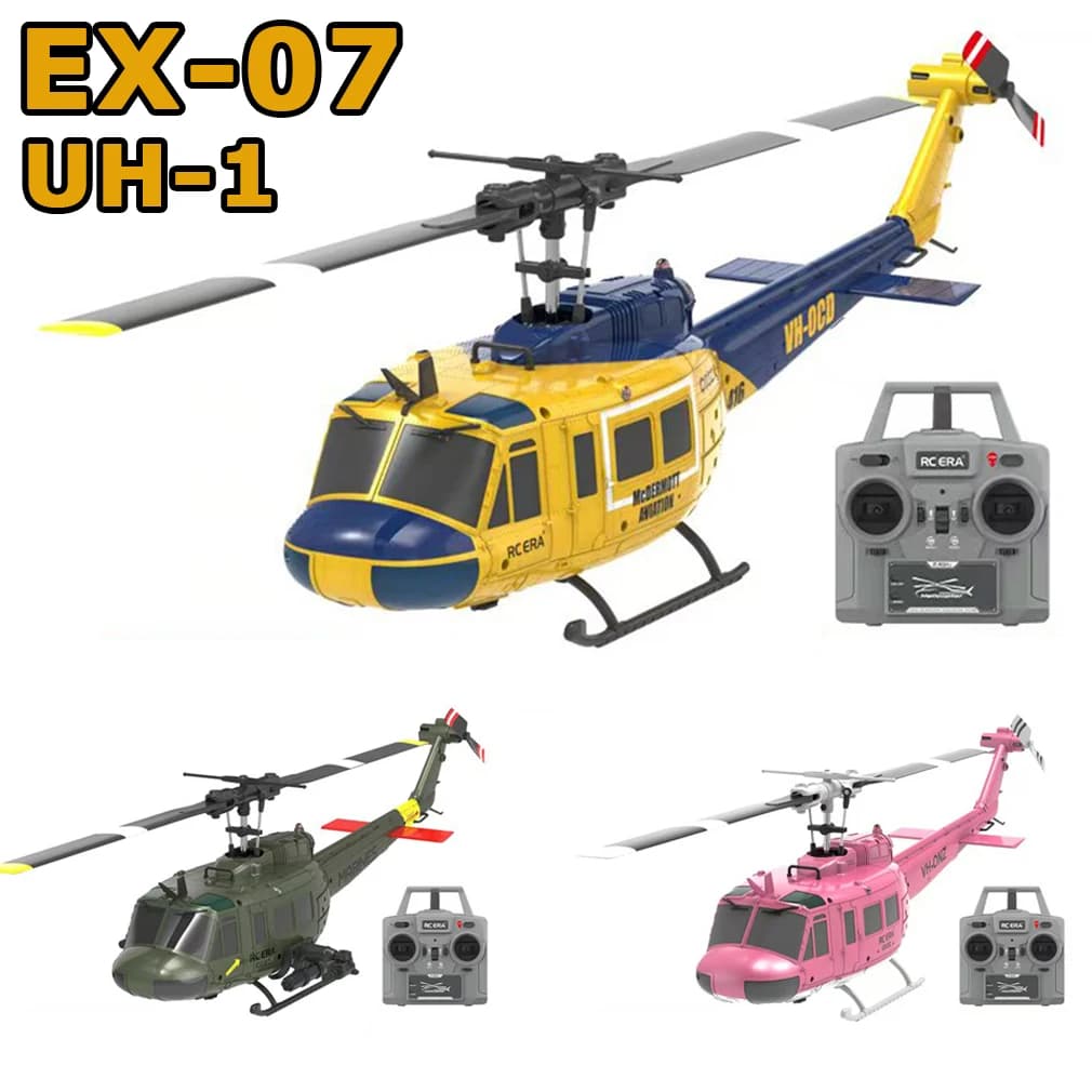 C032 UH-1 Brushless RTF RC Elicottero Giroscopio a 6 assi Un clic 3D Flip Flusso ottico Posizionamento UH1 Modello di elicottero Giocattolo per hobby