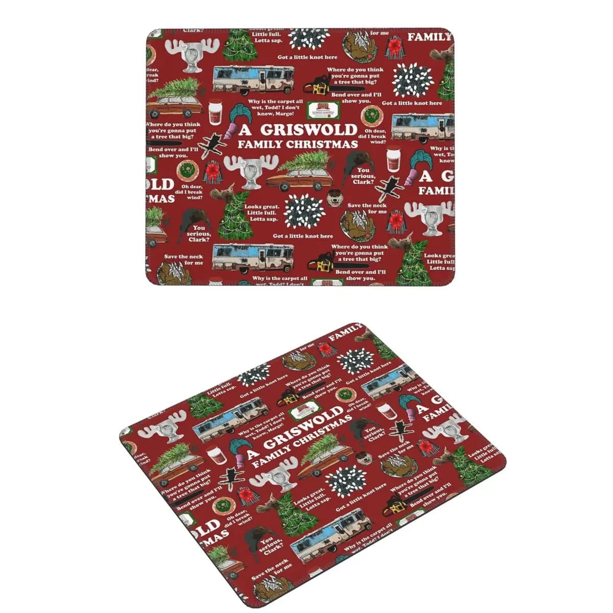 Tappetino per mouse collage per le vacanze di Natale Tastiera per computer Tappetino per mouse Tappetino per scrivania per PC da gioco Tappetini per tavolo da ufficio
