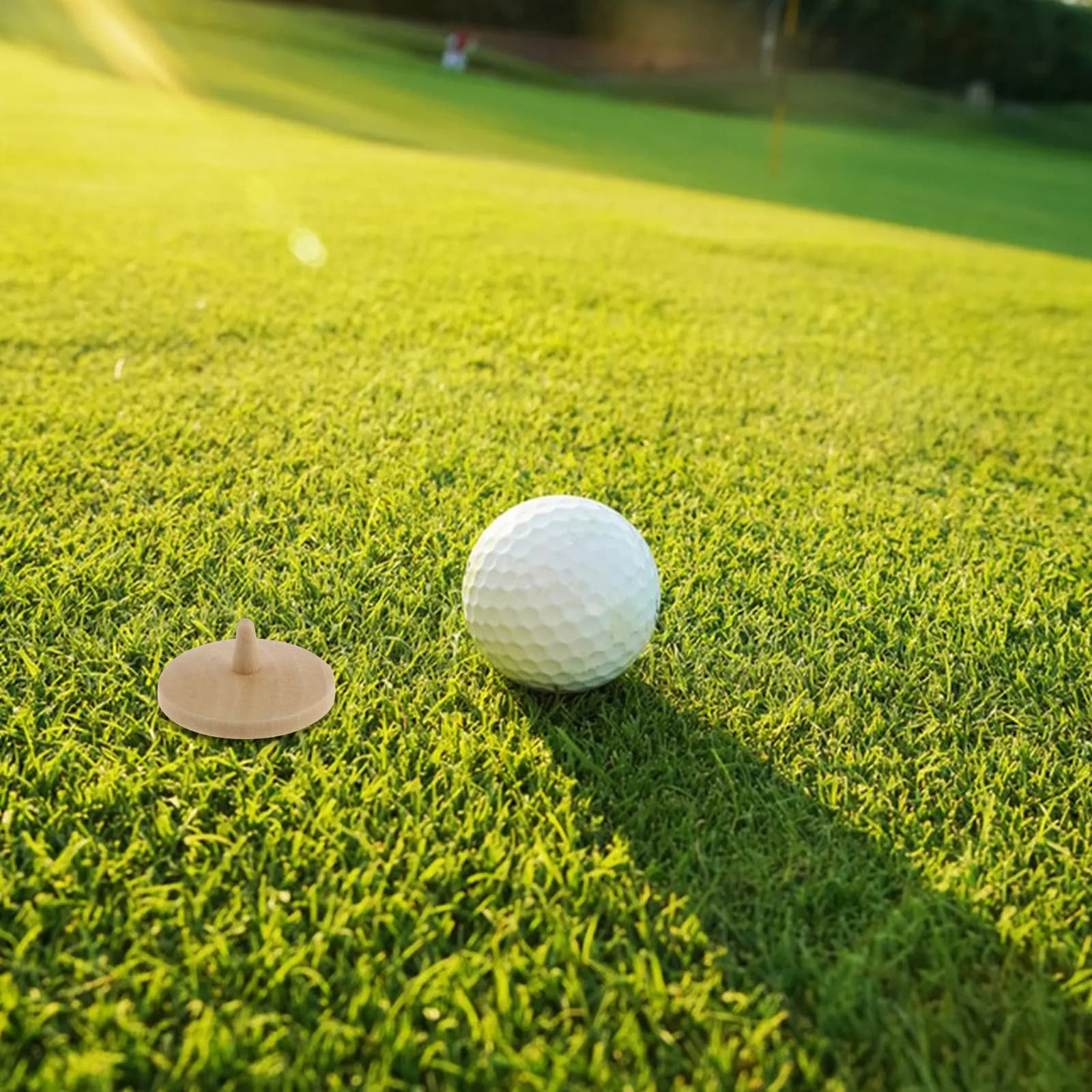 Set di 20 Stencil in Legno per Marcatori di Palline da Golf, Elegante Strumento per Allineamento e Tracciamento della Posizione della Palla sul Campo