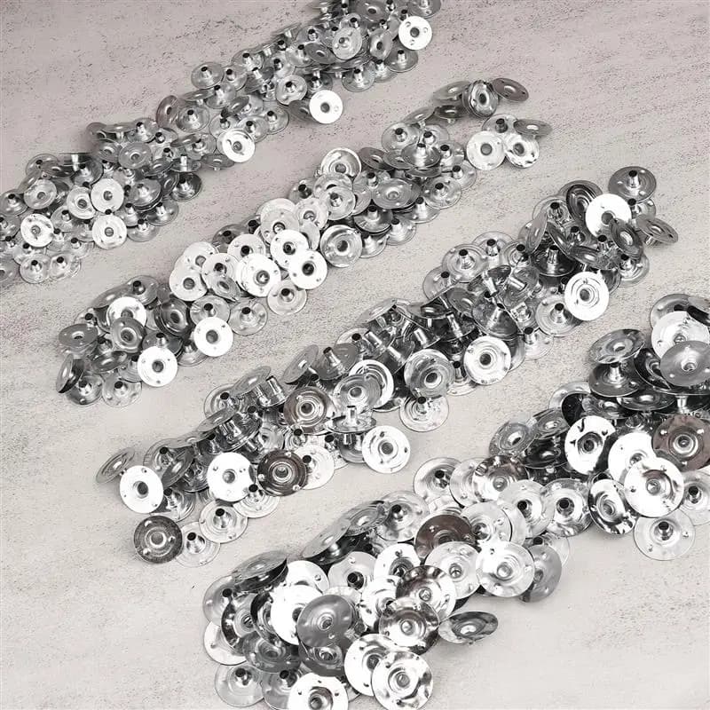 1-100 Pcs Durable Waxed Candles Making Metal Wick Sustainers Carry Holders Tabs Tool DIY Crafts Candle Wicks DIY Candle Making