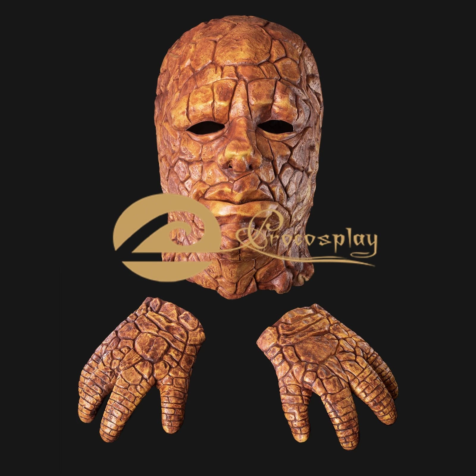 Guanti copricapo maschera cosplay Ben Grimm per uomo adulto cosa accessori per giochi di ruolo