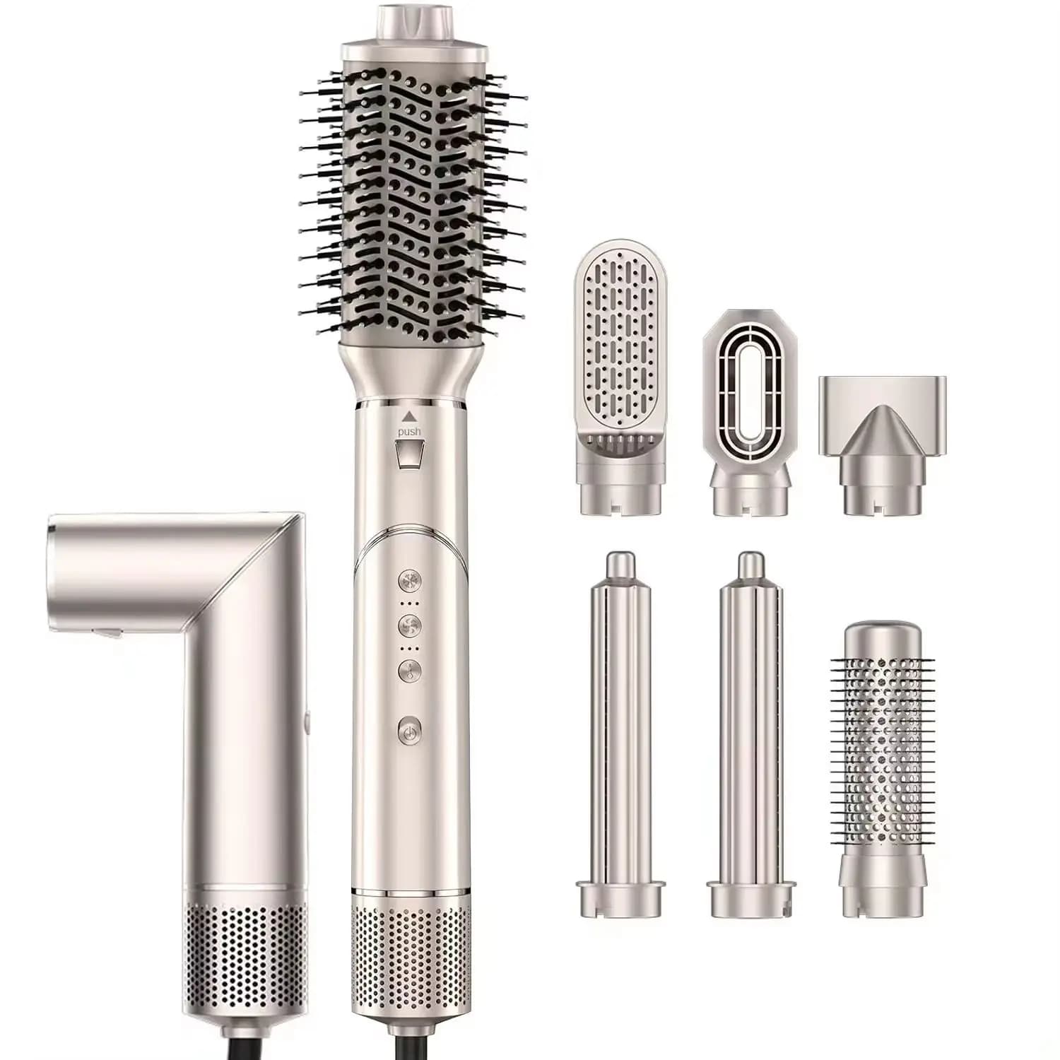 Airflow Styler FlexStyle Air Styling Asciugatura Set lisciante Piastra per capelli Spazzola Bigodino per capelli e asciugacapelli pieghevole