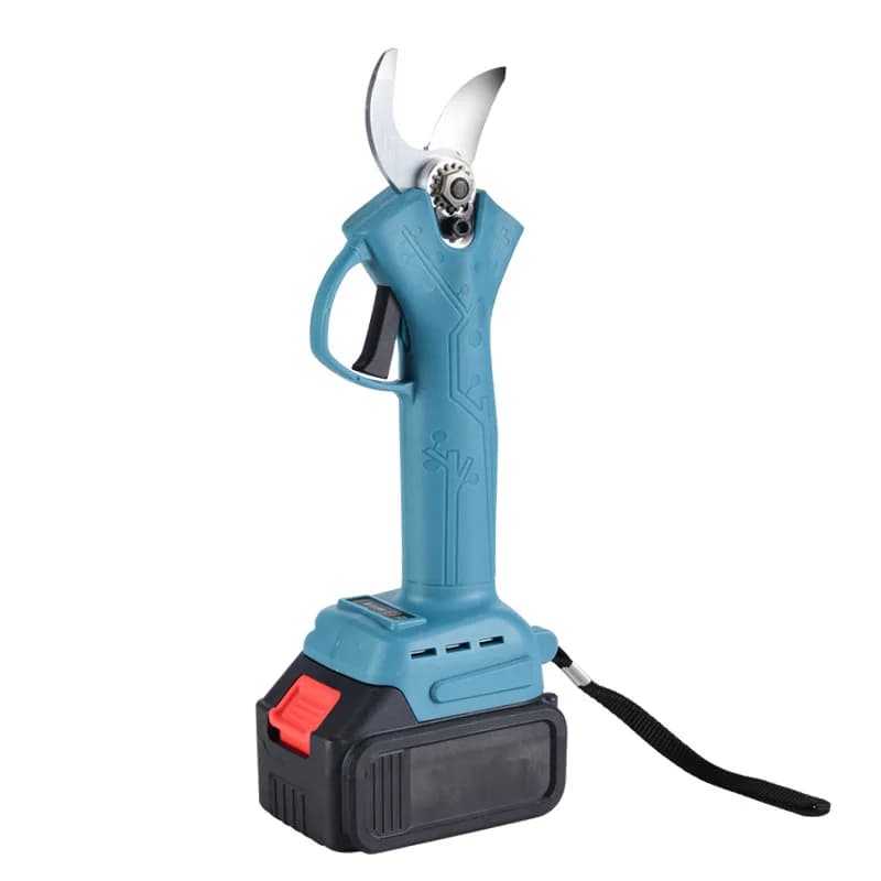 Wireless portable electric scissors, practical and convenient, with lithium battery, for fruit pruning.