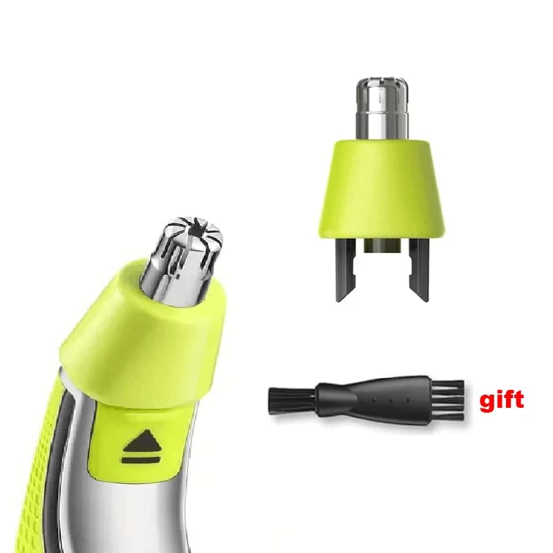 1 pz Testine di ricambio per tagliacapelli per naso compatibili con Philips One Blade e OneBlade Pro Shaver Lame a doppio bordo impermeabili