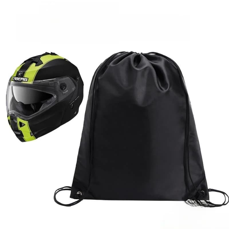 Dustproof Motorcycle Helmet Storage Bag Waterproof Tote Bag with Dstring Full Face Helmet Cover Protective Motorcycle Ba...