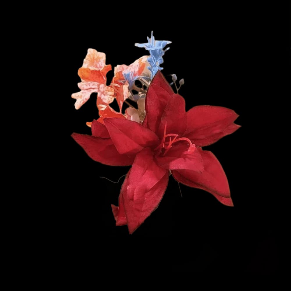 Vintage Fairy Flower Hair Stick Bohemian Simulation Flower Thai Hair Fork Chinese Style Side Clip Bride Hair Accessories Beach