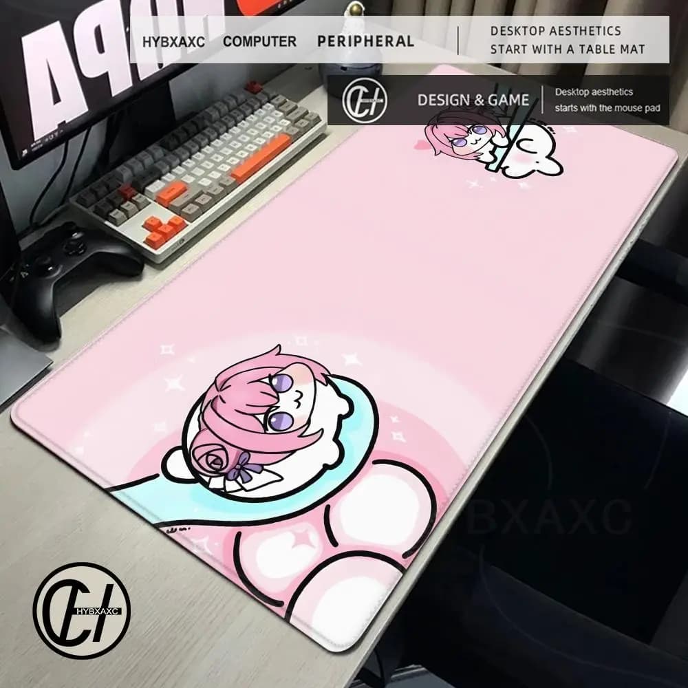 Divertente Doro Meme Mouse Pad Gamer Kawaii Tappetino da scrivania Cartoon Dorothy Mousepad Accessori per ufficio da gioco Tastiera Doro rosa Tappetino da scrivania