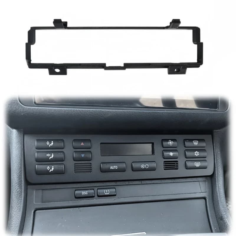 1x Staffa per Pannello di Controllo Climatizzazione per BMW Serie 3 E46, Supporto HVAC per Apple CarPlay/Android Auto