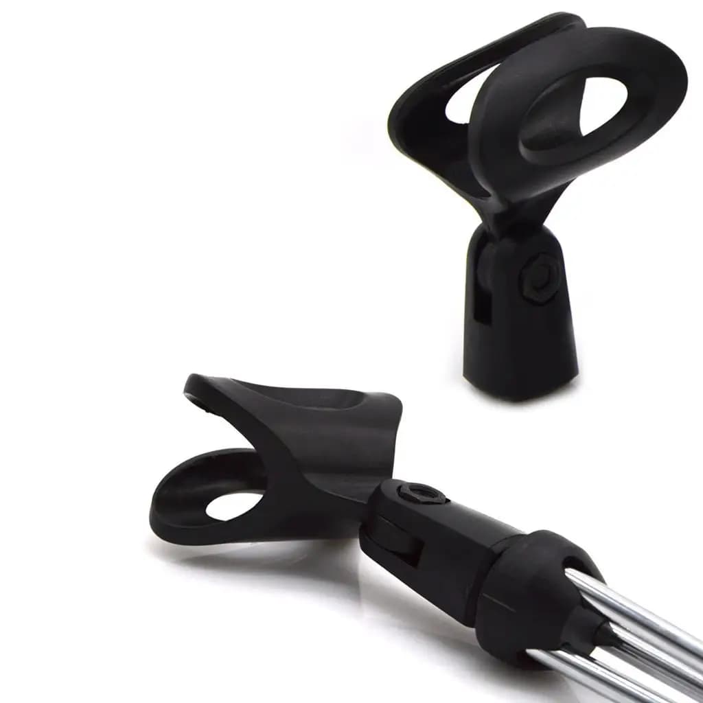 Adjustable Desktop Microphone Tripod Stand Compact Mic Holder for Announcements Music Instruments Schools