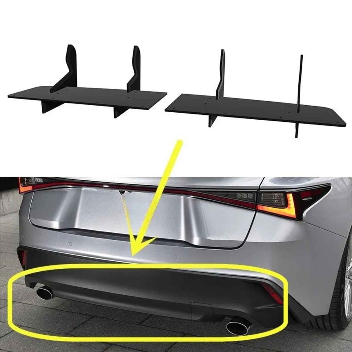 Per Lexus IS/F Sport 2021-2022 Spoiler Posteriore per Auto, Diffusore, Parte di Modifica, Protezione Paraurti, Accessori Auto
