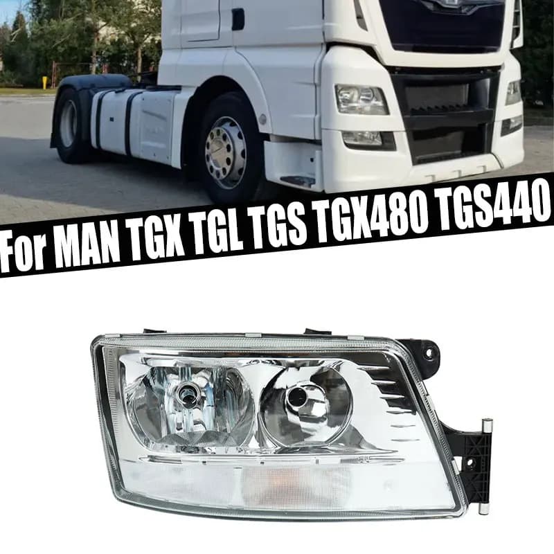 For MAN TGX TGL TGS TGX480 TGS440 Car Accessories for Truck Front Headlight Daylight Signalling Light New
