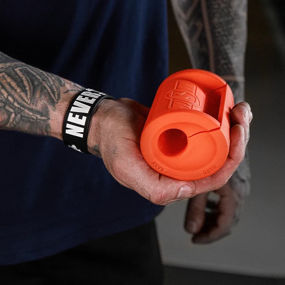 INNSTAR Oval Gripz GYM Bar Grips simple and tested way to get large fast forearm biceps with Silicone material Oval eccentric design