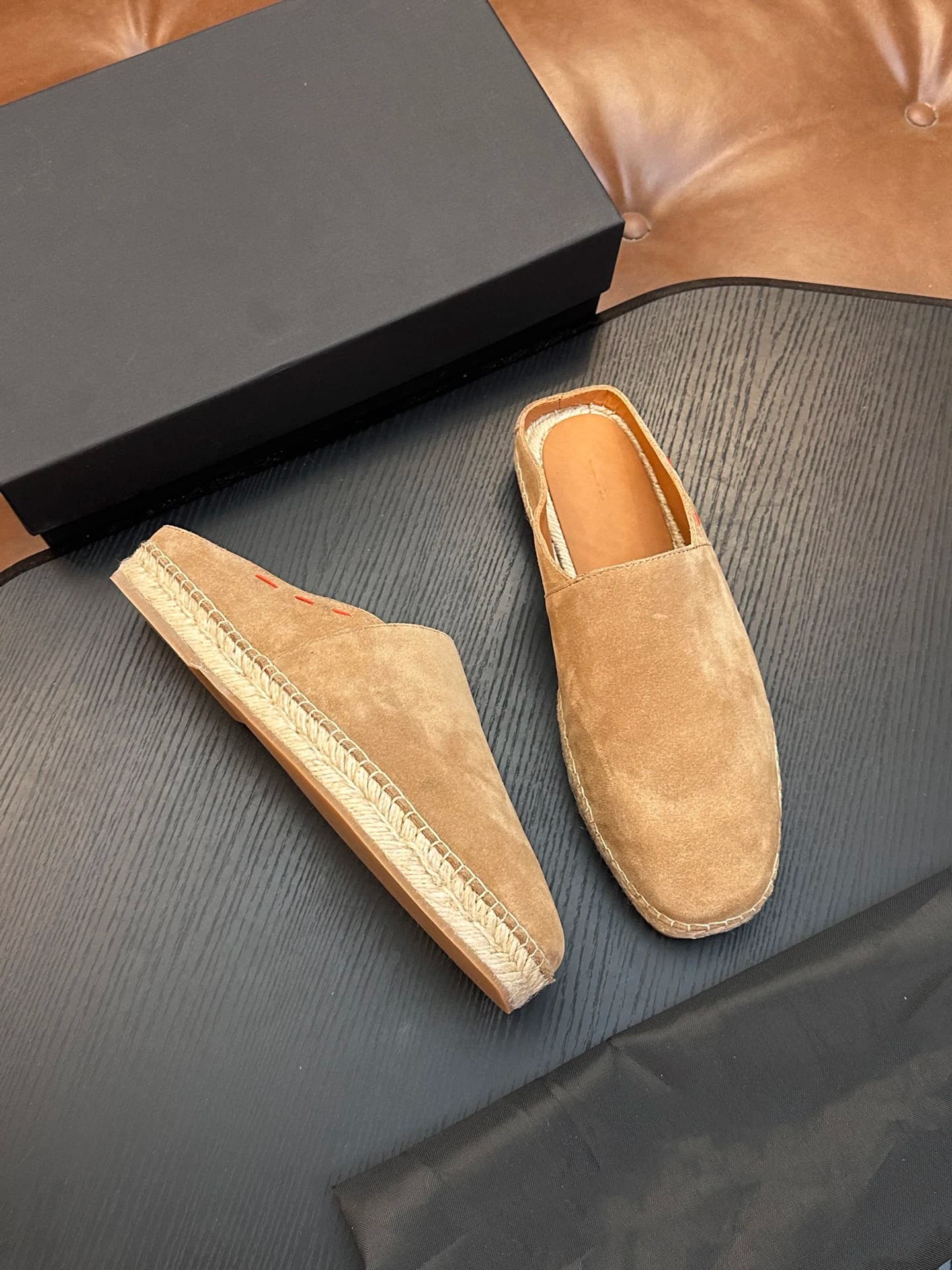 OECHSLI Shoes Cowhide Suede 2026 new soft fashion sports genuine leather soft breathable Men‘s casual European big size 38-47