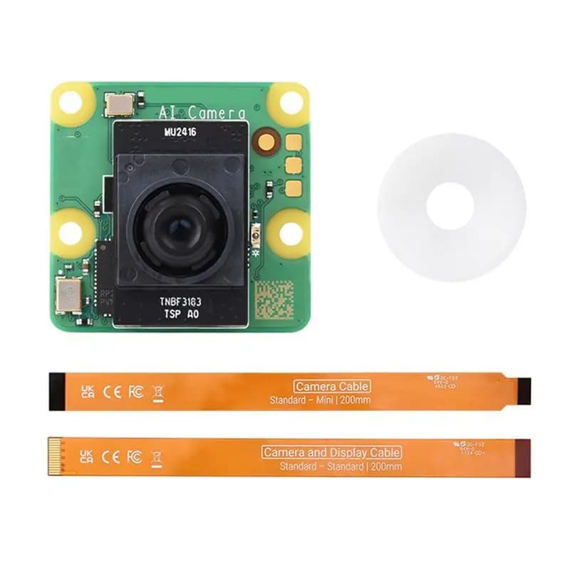 AED7-Per Raspberry Pi AI Camera 12.3MP con sensore AI Sony IMX500 MCU RP2040 per Raspberry Pi