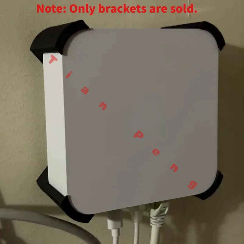 Wall Mount Bracket Tray Holder Anti-Slip Sturdy Space Saving Cable Management Anti-Fall Compact For Unifi Express 7