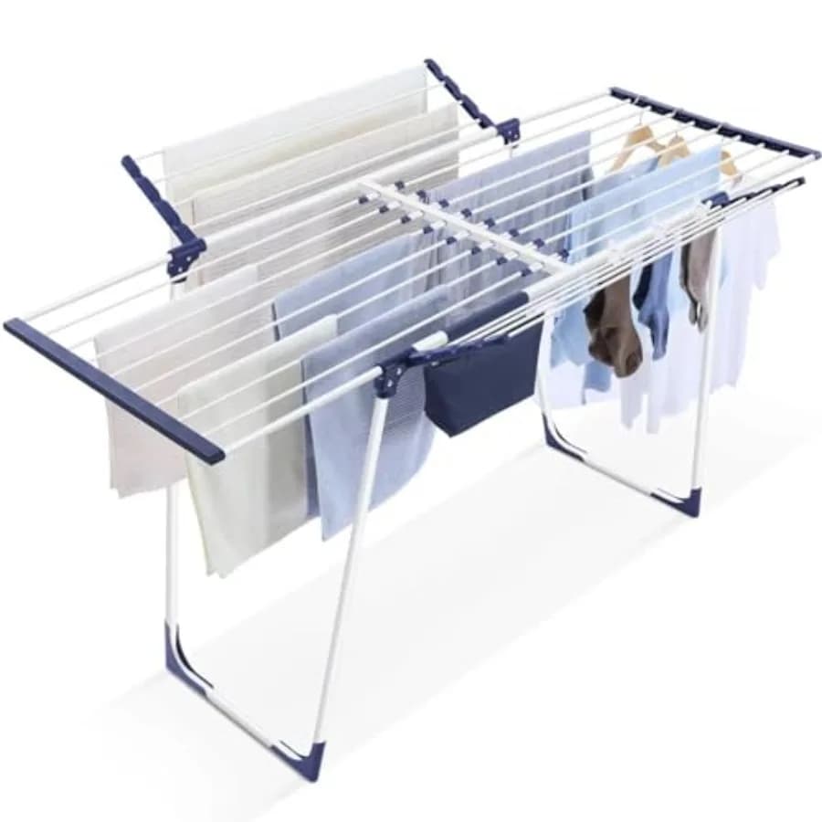 Foldable Folding Stretcher - Gabbiano Wing Arms with 10 Clips + Bag, Foldable and Compact