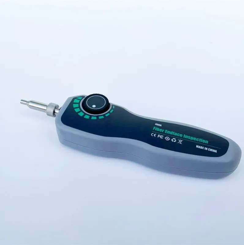 Microscopio per Ispezione Fibra Ottica FTTH 400X, Sonda Video Digitale USB OTDR per PC, Ispezione Connettori Fibra Ottica