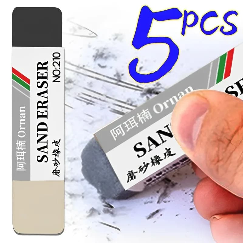 1-5 pezzi gomme da cancellare per penna a sfera penna gel matita gomma smerigliata per ufficio scuola cancelleria scrittura correzione gomma sabbia