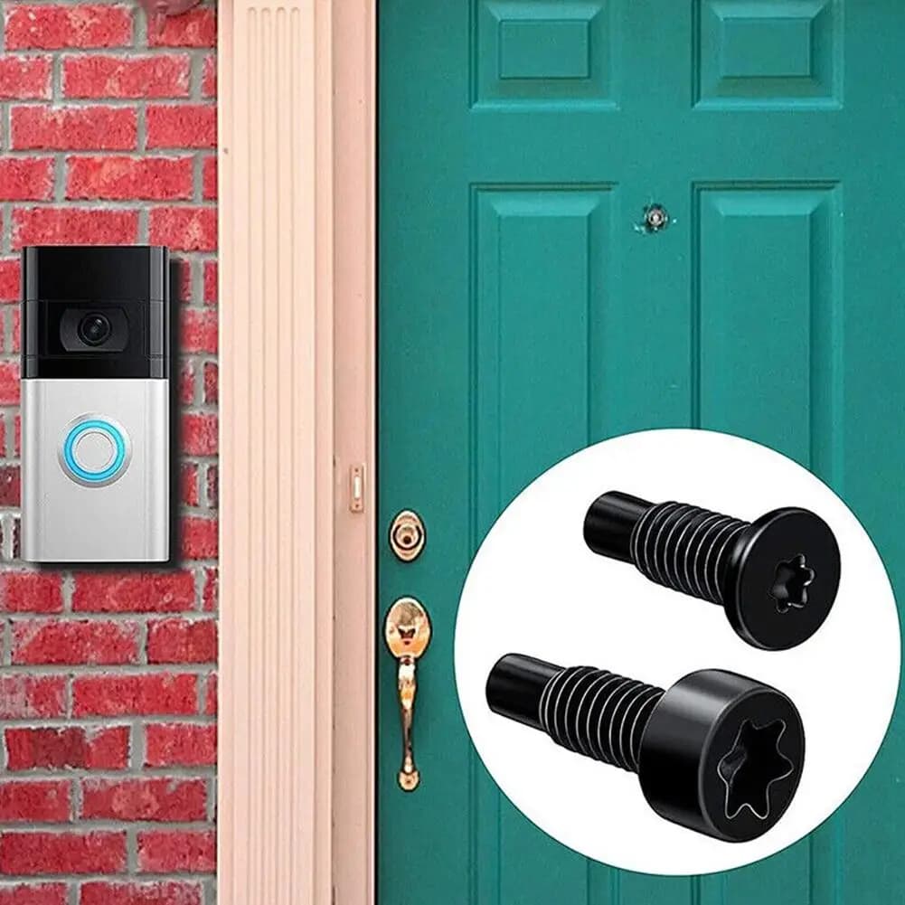 Per RING Smart Doorbell T6/T15 Viti hardware antifurto Plum Blossom Accessori in metallo perforato Viti per attrezzature