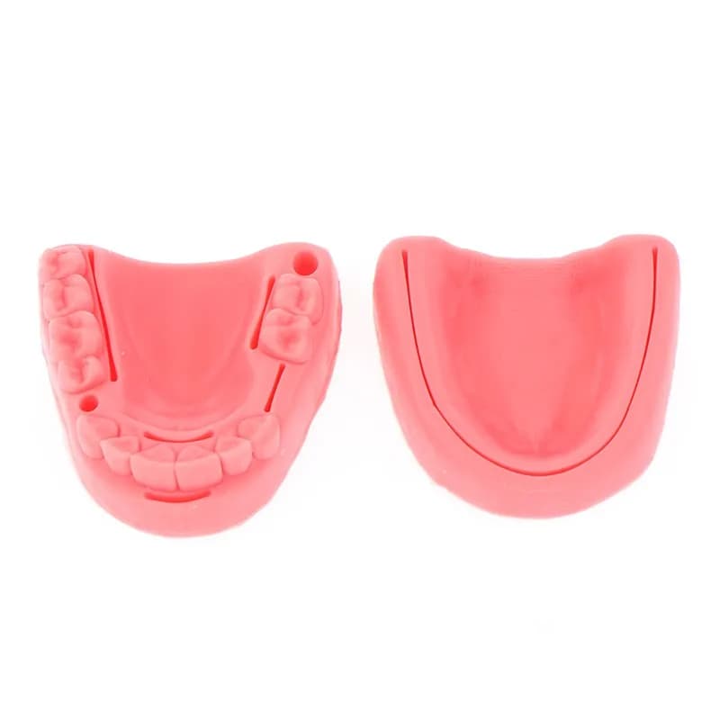 2Pcs Kit di addestramento chirurgico per sutura della pelle medica Pad modulo di addestramento per sutura orale/gomma dentale modello di sutura in Silicone