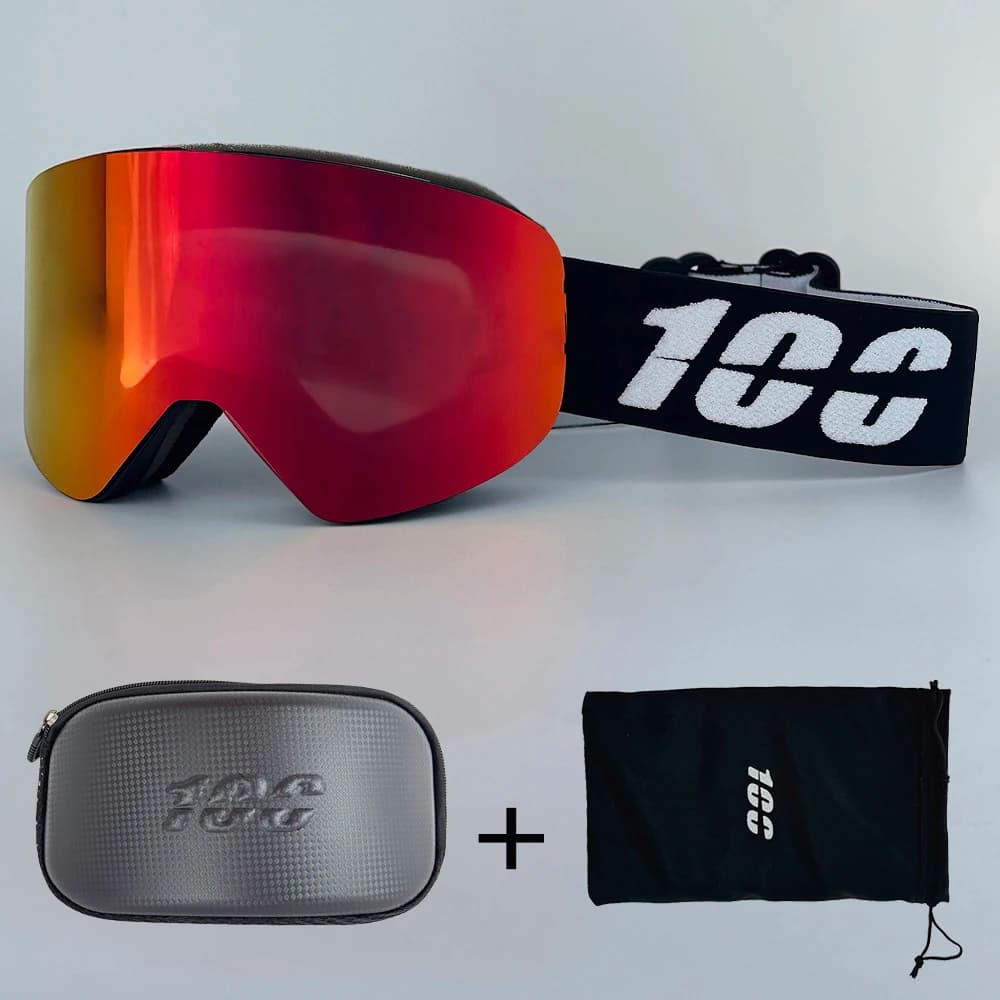 agnetic Professional Ski Goggles UV400 Protection Anti-Fog Ski Glasses For Men Women Quick-Change Lens Snowboard Goggles