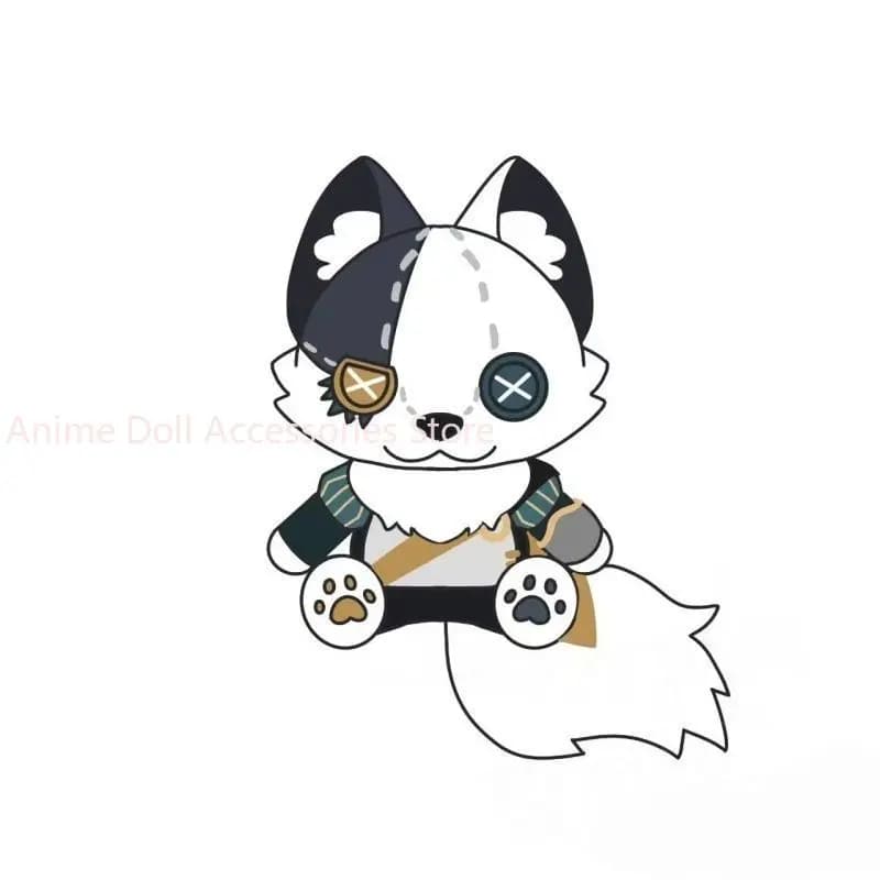 Nuovo Peluche Anime Identity V Knight Cosplay 30CM, Personaggio in Posa Seduta, Cuscino Mascotte, Regalo di Compleanno per i Fan