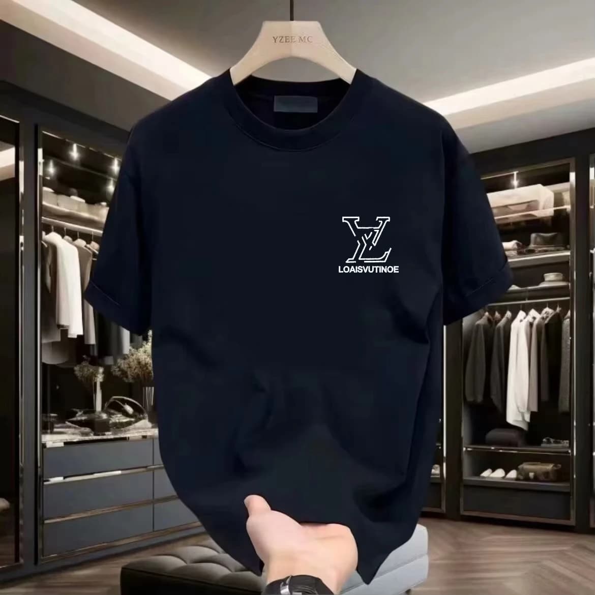 Nuova T-shirt di Lusso da Uomo e Donna, Maglietta Versatile a Maniche Corte di Tendenza, Top Estivo Stampato in Cotone con Collo Rotondo, Comodo